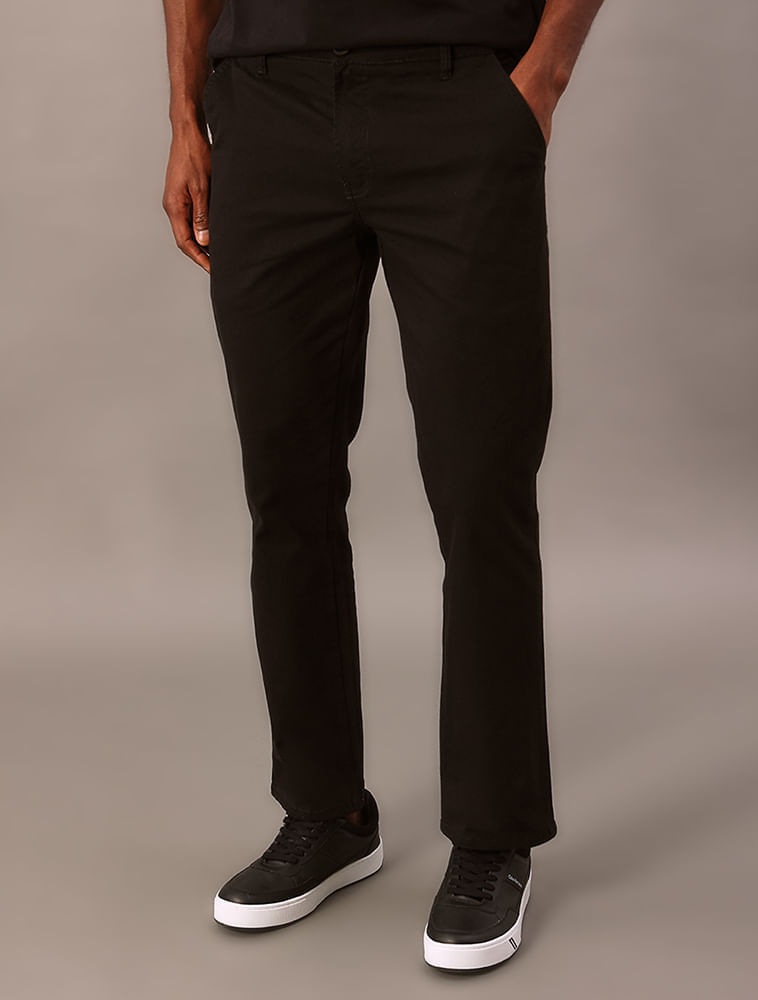 Calça Color Slim Chino - Preto