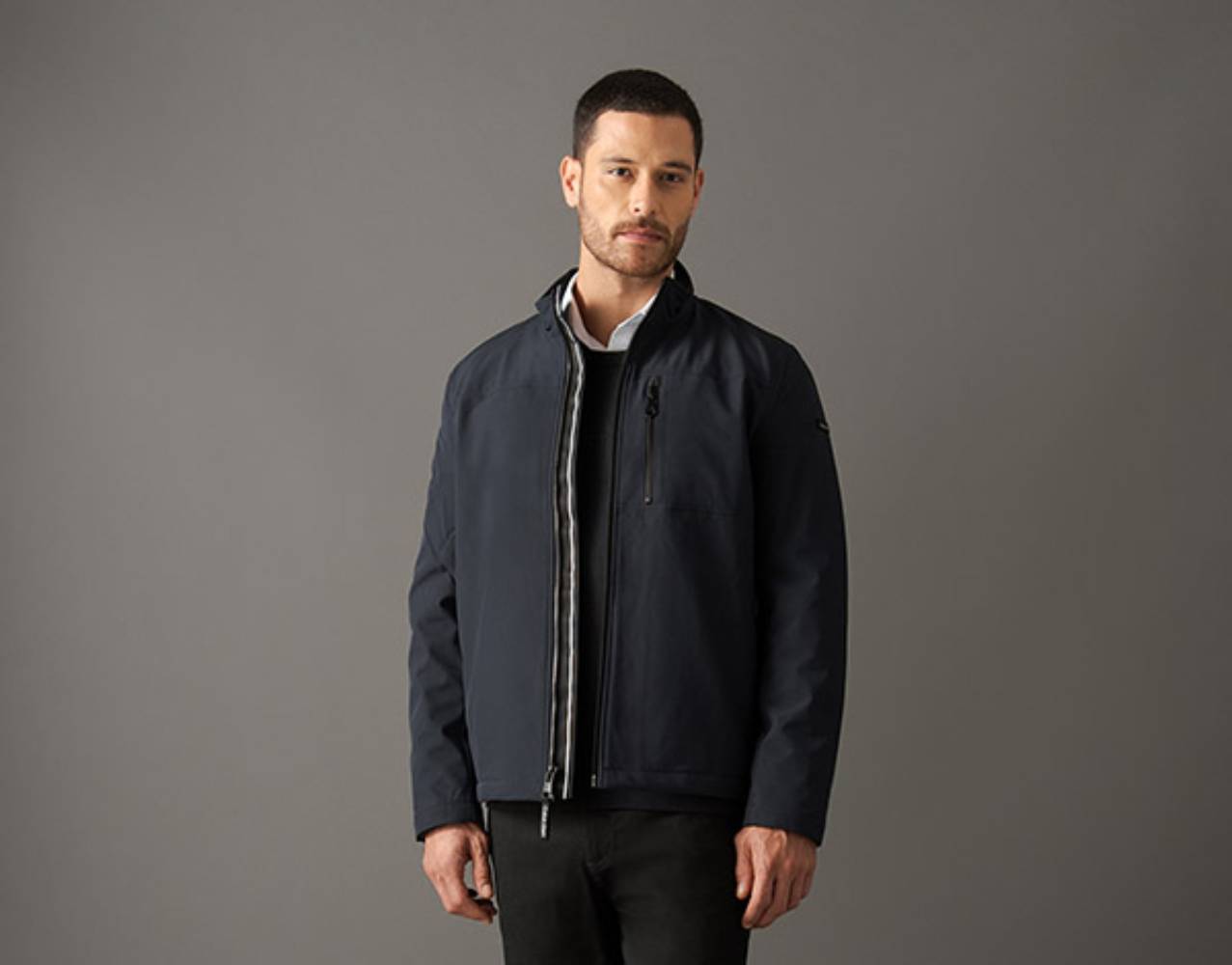 Jaqueta Masculina Soft Shell Calvin Klein - Marinho