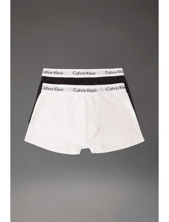 Kit 2 Underwear Trunk Classic Costura Frontal Elástico Preto Cueca Infantil Calvin Klein - Multicolor Kit 2 Underwear Trunk Classic Costura Frontal Elástico Preto Cueca Infantil Calvin Klein Multicolor 8/10