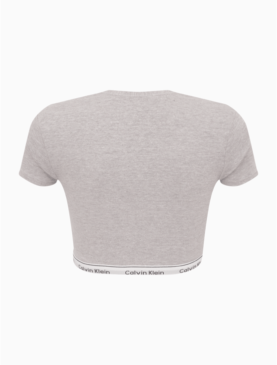 Top Menina Manga Curta Cotton Calvin Klein Underwear - Mescla Top Menina Manga Curta Cotton Calvin Klein Underwear Mescla 8/10