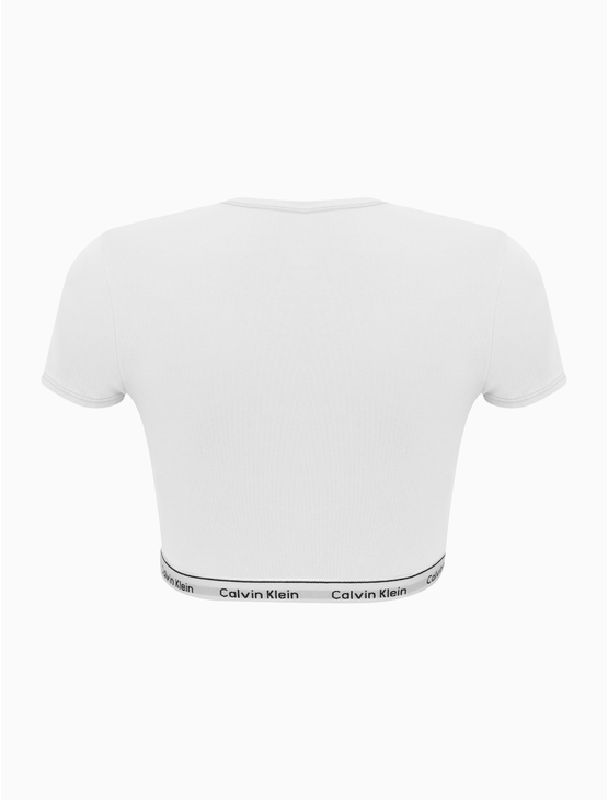 Top Menina Manga Curta Cotton Calvin Klein Underwear - Preto Top Menina Manga Curta Cotton Calvin Klein Underwear Preto 8/10