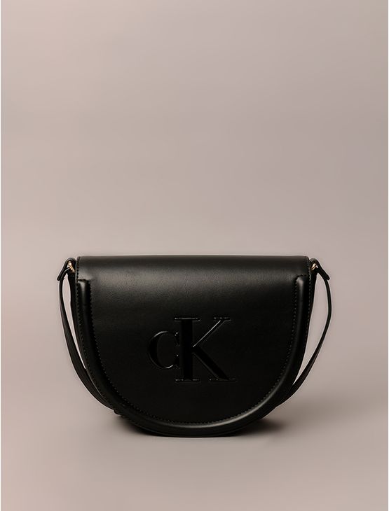 Bolsa Calvin Klein Jeans Feminina Crossbody Logo Reissue - Preto Bolsa Calvin Klein Jeans Feminina Crossbody Logo Reissue Preto u