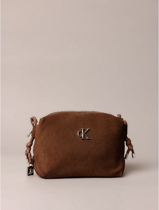 Bolsa Camera Bag Calvin Klein Jeans Feminino Camurça - Marrom Bolsa Camera Bag Calvin Klein Jeans Feminino Camurça Marrom u