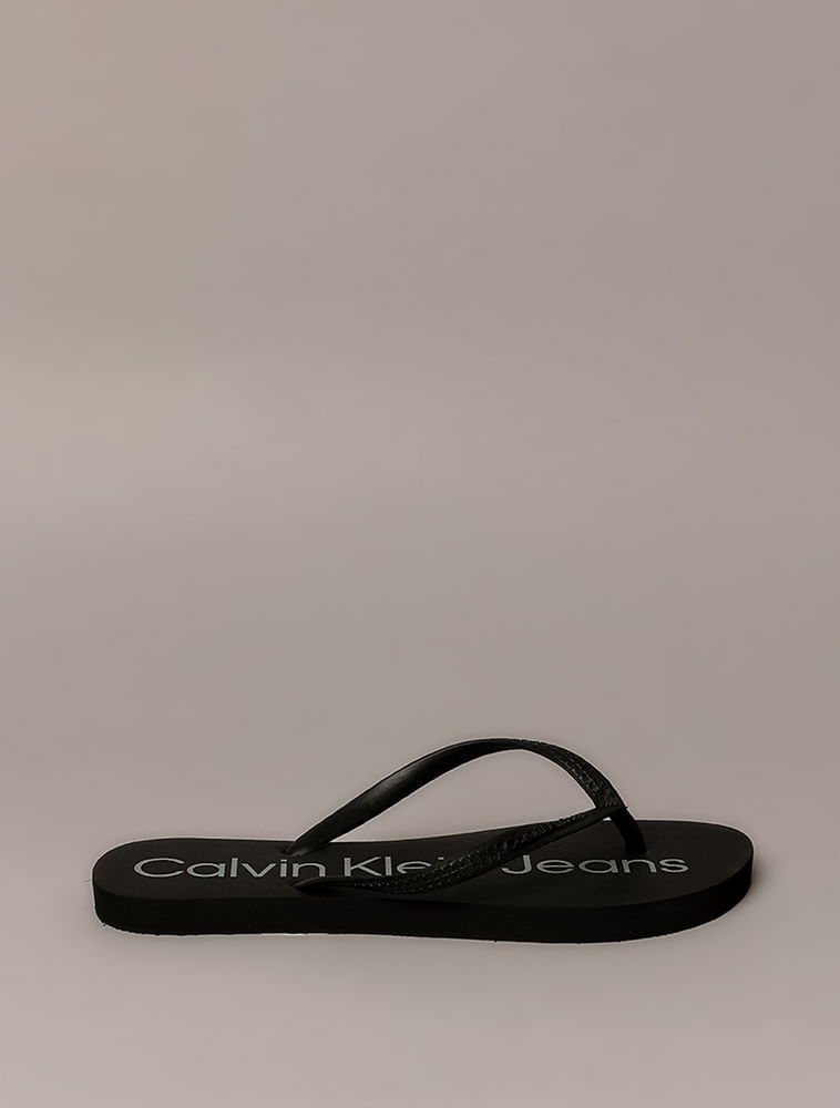 Chinelo Feminino Basic Calvin Klein Jeans - Preto
