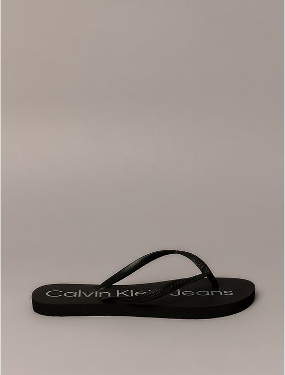 Chinelo Feminino Basic Calvin Klein Jeans - Preto Chinelo Feminino Basic Calvin Klein Jeans Preto 37/38