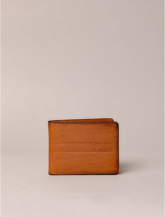 Carteira Calvin Klein Jeans Basic - Havana Carteira Calvin Klein Jeans Basic Havana u