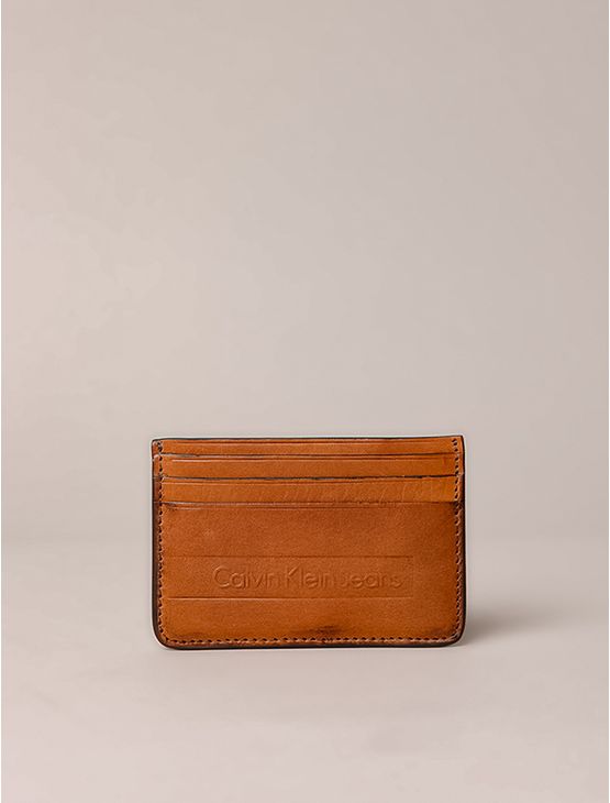 Porta Cartão Calvin Klein Jeans Basic - Havana Porta Cartão Calvin Klein Jeans Basic Havana u
