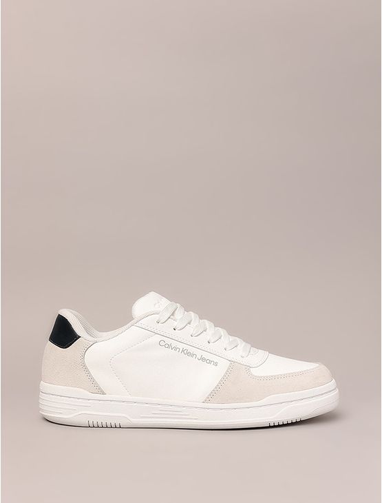 Tênis Masculino Court Calvin Klein Jeans - Branco Tênis Masculino Court Calvin Klein Jeans Branco 38