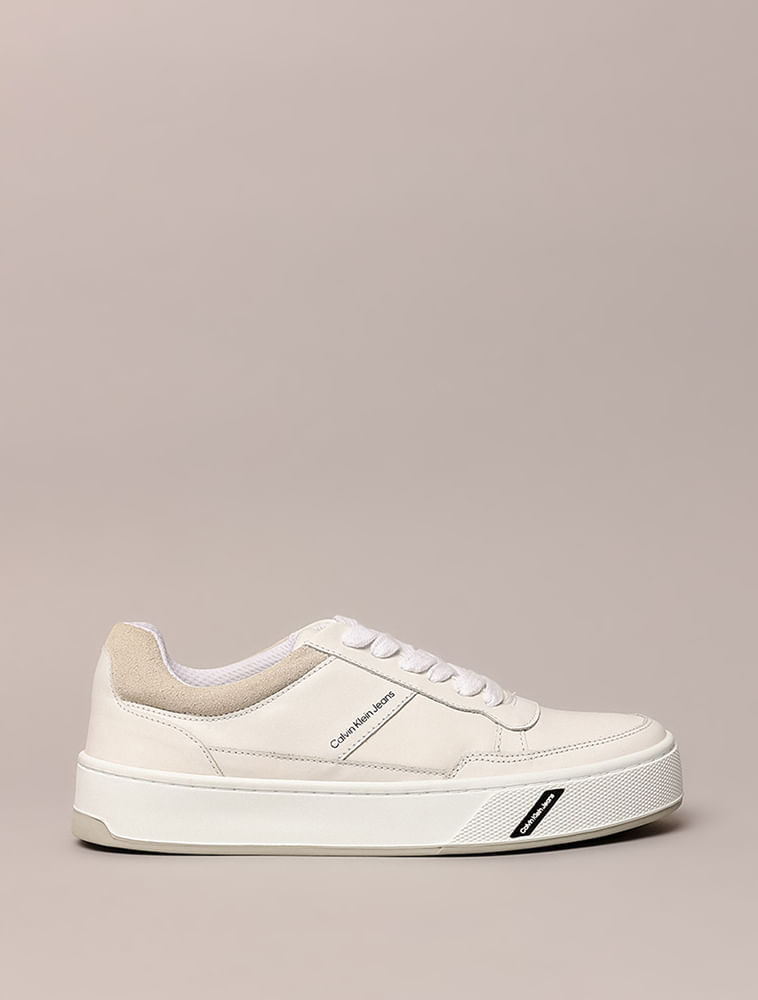 Tênis Calvin Klein Jeans Feminino Palito Basic - Branco