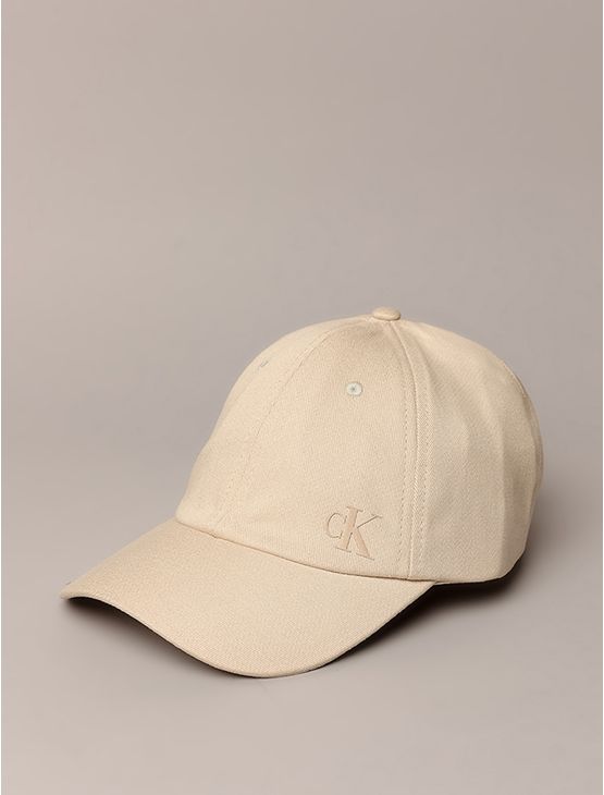 Boné Calvin Klein Jeans 6 Gomos Ck - Caqui Claro Boné Calvin Klein Jeans 6 Gomos Ck Caqui Claro u