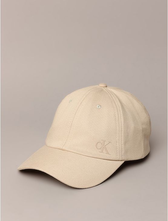 Boné Calvin Klein Jeans 6 Gomos Ck - Caqui Claro Boné Calvin Klein Jeans 6 Gomos Ck Caqui Claro u