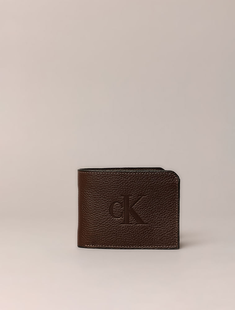 Carteira Calvin Klein Jeans Queima Ck - Cafe