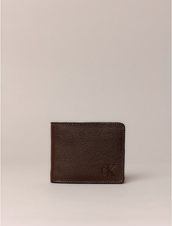 Carteira Masculina Média Floater Calvin Klein Jeans - Cafe Carteira Masculina Média Floater Calvin Klein Jeans Cafe u