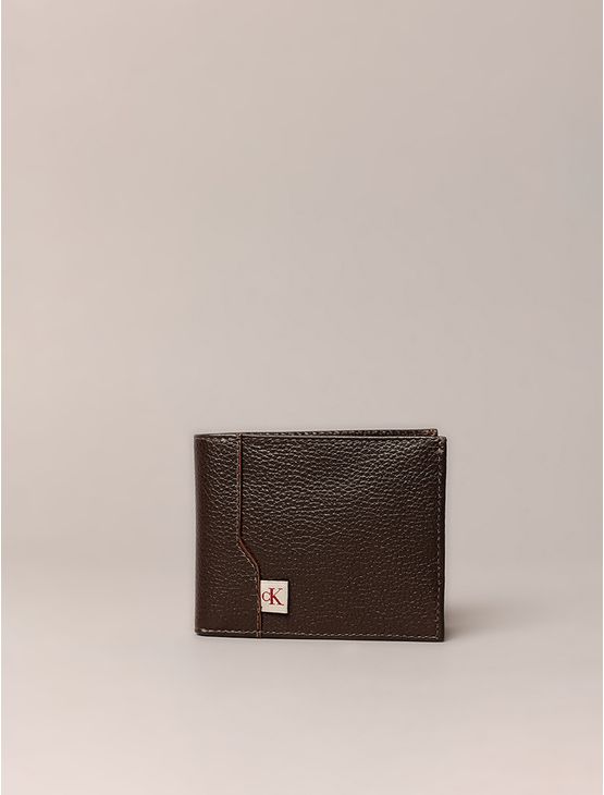 Carteira Calvin Klein Jeans Etiqueta Ck - Cafe Carteira Calvin Klein Jeans Etiqueta Ck Cafe u