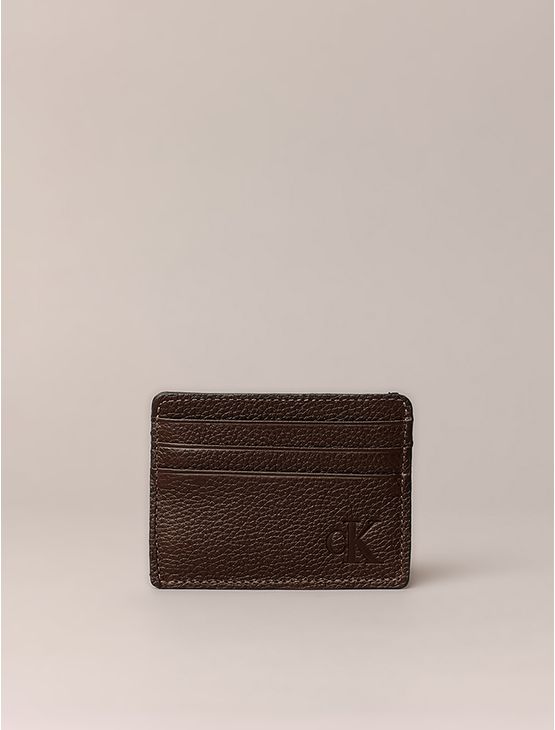Porta Cartão Calvin Klein Jeans Queima Ck - Cafe Porta Cartão Calvin Klein Jeans Queima Ck Cafe u