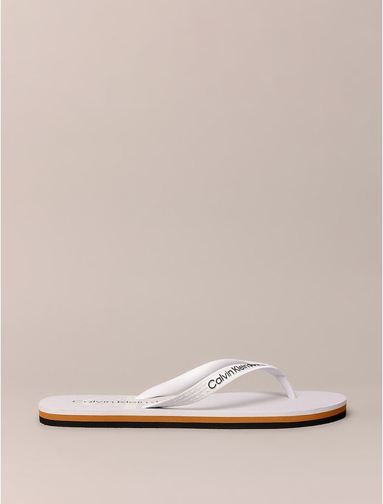 Chinelo Calvin Klein Jeans Re Issue - Branco Chinelo Calvin Klein Jeans Re Issue Branco 43/44