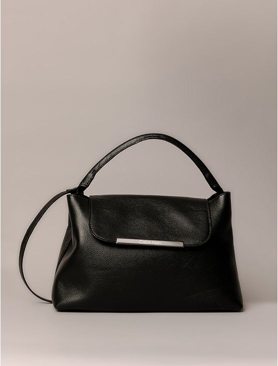 Bolsa Grande Calvin Klein Feminina Placa Calvin Klein - Preto Bolsa Grande Calvin Klein Feminina Placa Calvin Klein Preto u