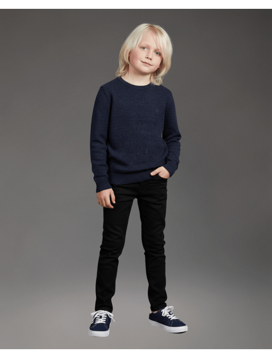 Tricot Menino Gola Careca Calvin Klein Jeans - Preto Tricot Menino Gola Careca Calvin Klein Jeans Preto 6