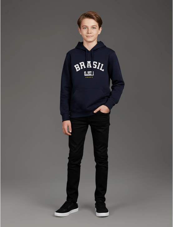 Moletom Calvin Klein Jeans Menino Copa - Marinho Moletom Calvin Klein Jeans Menino Copa Marinho 10
