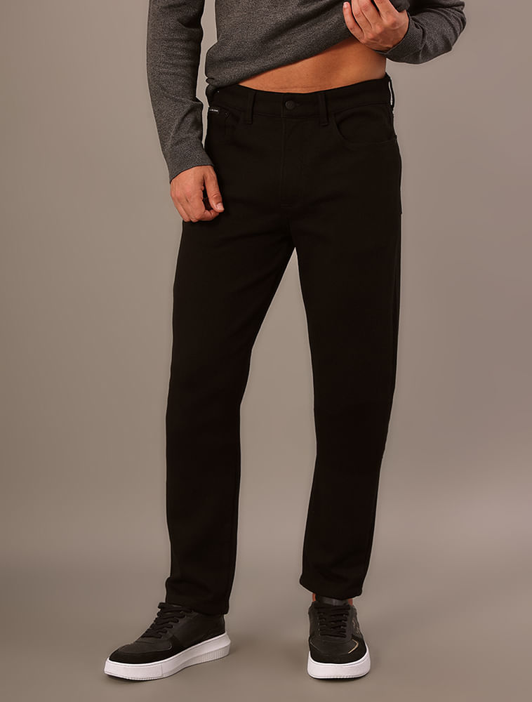 Calça Calvin Klein Jeans 5 Pockets Slim - Preto
