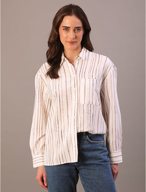 Camisa Feminina Listra Calvin Klein