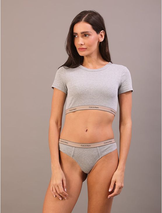 Calcinha Tanga Heritage Cotton - Mescla Calcinha Tanga Heritage Cotton Mescla m
