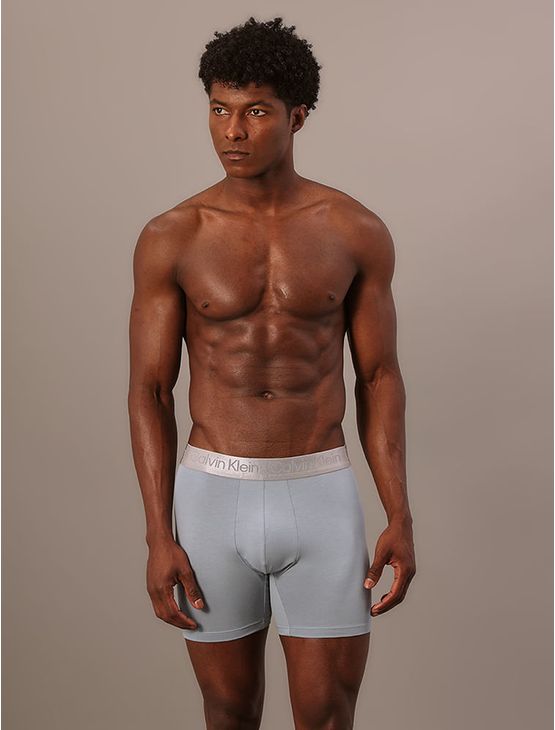 Cueca Boxer Pima Cotton Calvin Klein Underwear - Azul Claro Cueca Boxer Pima Cotton Calvin Klein Underwear Azul Claro m