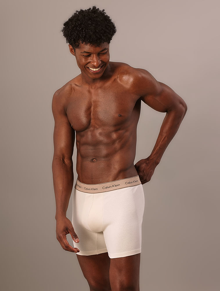 Cueca Boxer Heritage Cotton - Off White