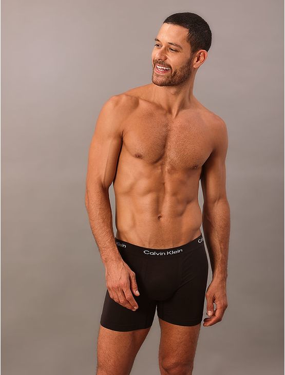 Kit 2 Cuecas Trunk Seamless Modal - Preto/Cinza Medio Kit 2 Cuecas Trunk Seamless Modal Preto/Cinza Medio g