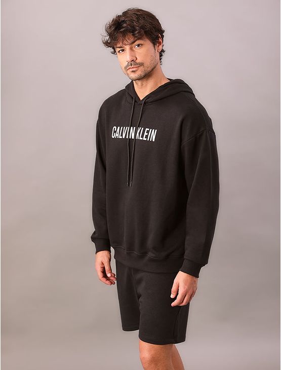 Blusão Masculino Capuz Intense Power - Preto Blusão Masculino Capuz Intense Power Preto m