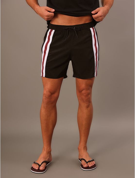Shorts D'Água Masculino Cadarço Lateral - Preto Shorts D'Água Masculino Cadarço Lateral Preto Ggg