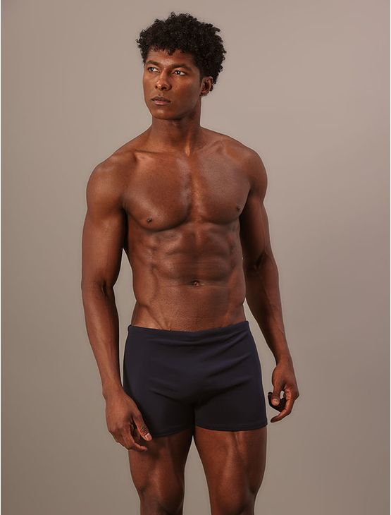 Sunga Boxer Logo Lateral Calvin Klein Swimwear - Marinho Sunga Boxer Logo Lateral Calvin Klein Swimwear Marinho p