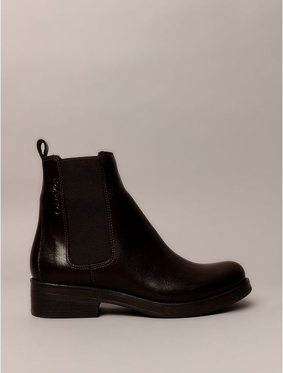 Bota Calvin Klein Feminina Chelsea - Cafe Bota Calvin Klein Feminina Chelsea Cafe 39