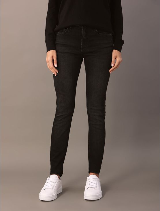 Calça Jeans Skinny Feminina Controle Térmico - Preto Calça Jeans Skinny Feminina Controle Térmico Preto 42