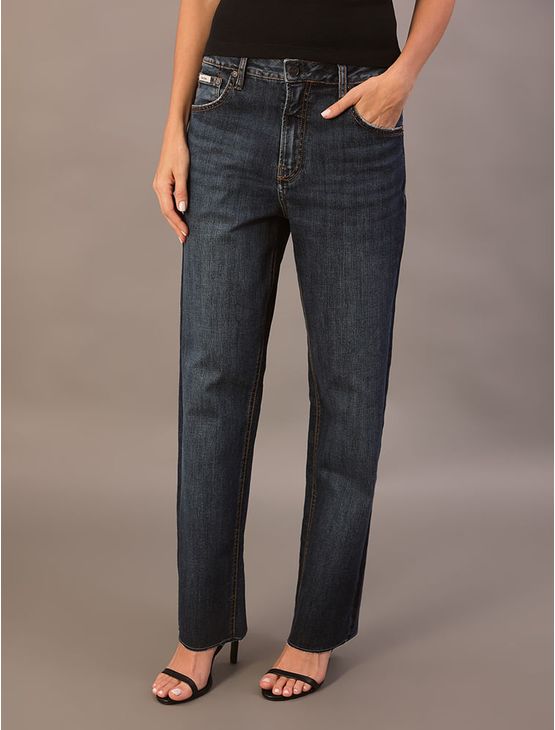 Calça Jeans Straight Feminina B. a Fio