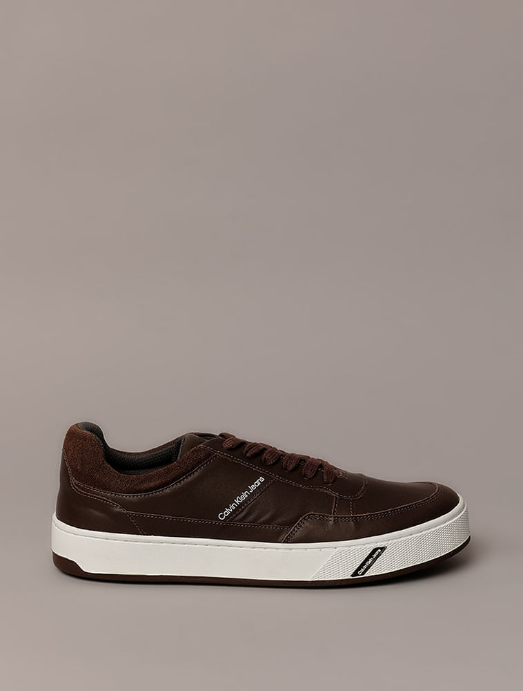 Tênis Masculino Palito Basic Calvin Klein Jeans - Marrom