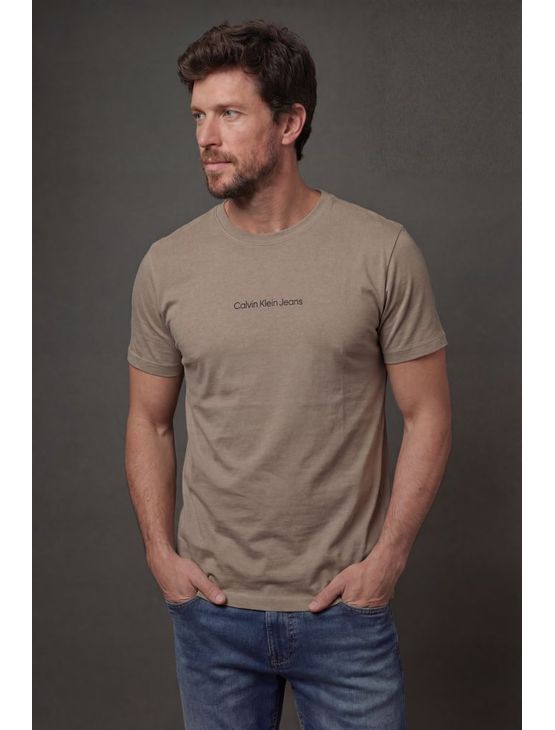 Camiseta Manga Curta Calvin Klein Jeans Masculino Logo Est. 1978