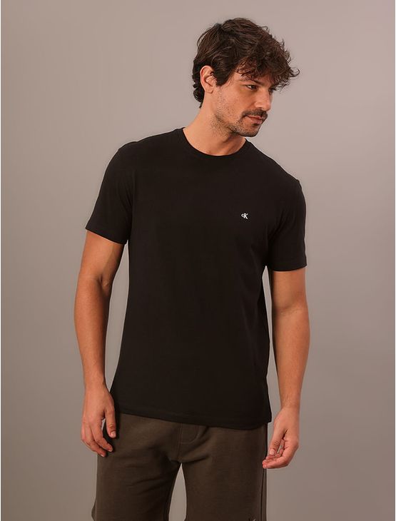 Camiseta Manga Curta Calvin Klein Jeans Masculino Packable – Preto