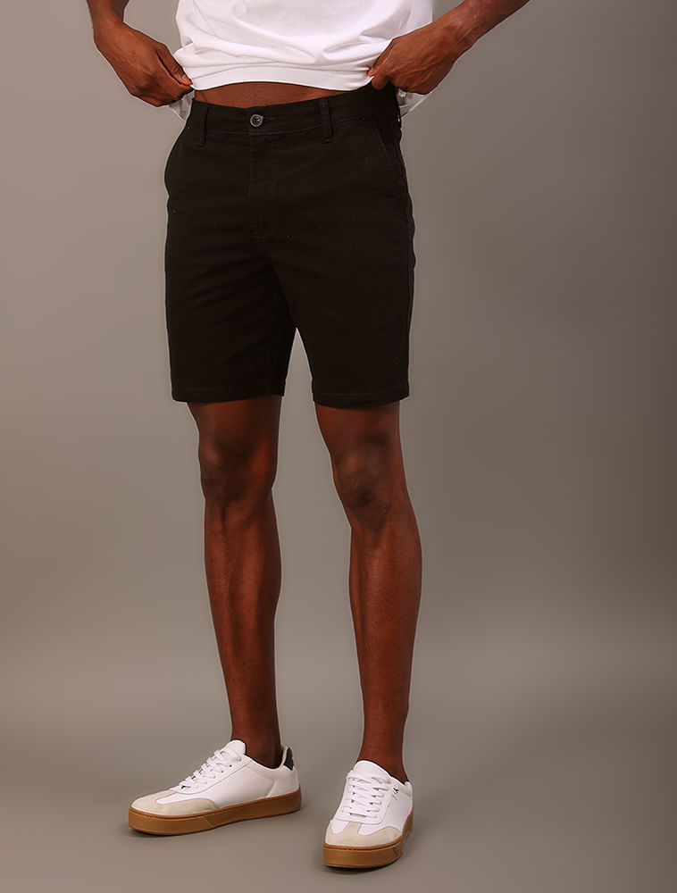Bermuda Masculina Color Chino Calvin Klein - Preto