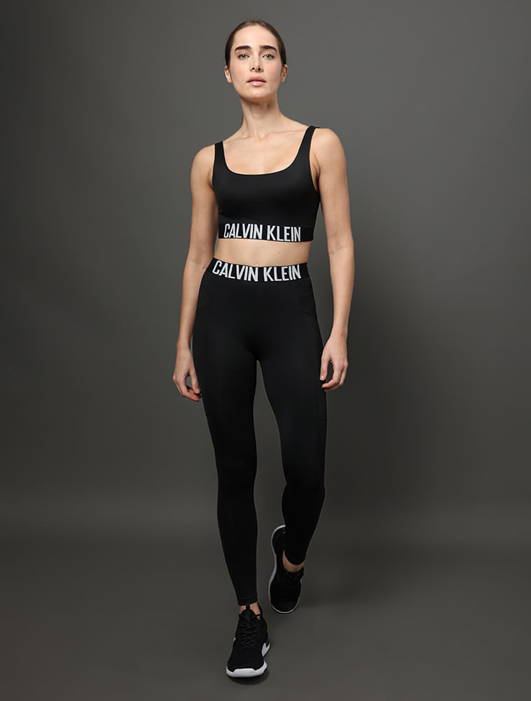 Calça Legging Feminina Intense Power Calvin Klein Sport - Preto