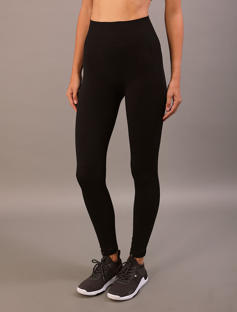 Legging Fem Aop Seamless Sport - Preto