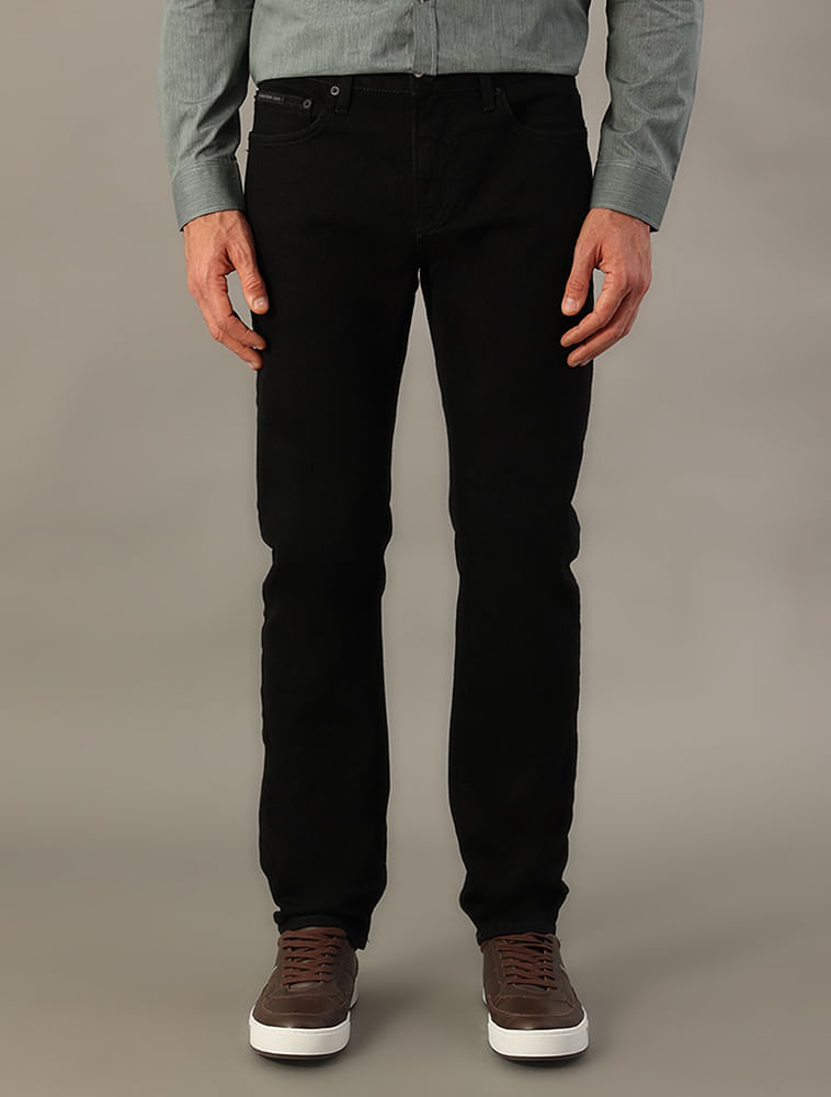 Calça Jeans Slim 5 Pockets - Preto