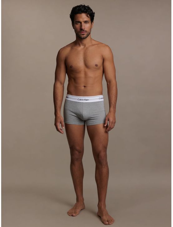 Kit 3 Low Rise Trunk Icon Cotton Stretch