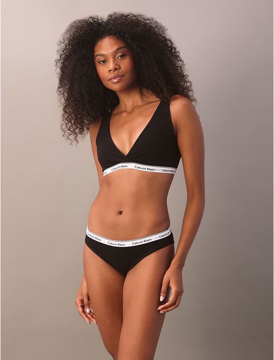 Kit 3 Calcinhas Tangas Mini Modern Cotton Calvin Klein Underwear