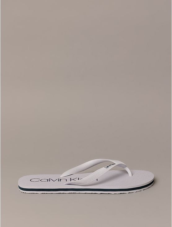 Chinelo Swim Calvin Klein - Branco Chinelo Swim Calvin Klein Branco 37/38