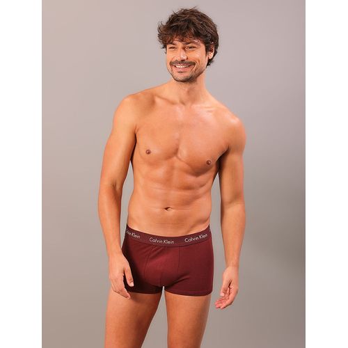 Kit 4 Cuecas Low Rise Trunk - Bordo/Caqui