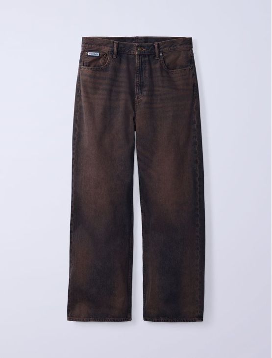 Calça Jeans Jung Kook For Calvin Klein High Rise Baggy - Bronze Calça Jeans Jung Kook For Calvin Klein High Rise Baggy Bronze 42
