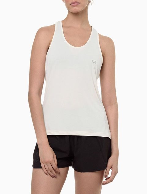 Regata Feminina Calvin Klein Performance - Branco — Calvin Klein