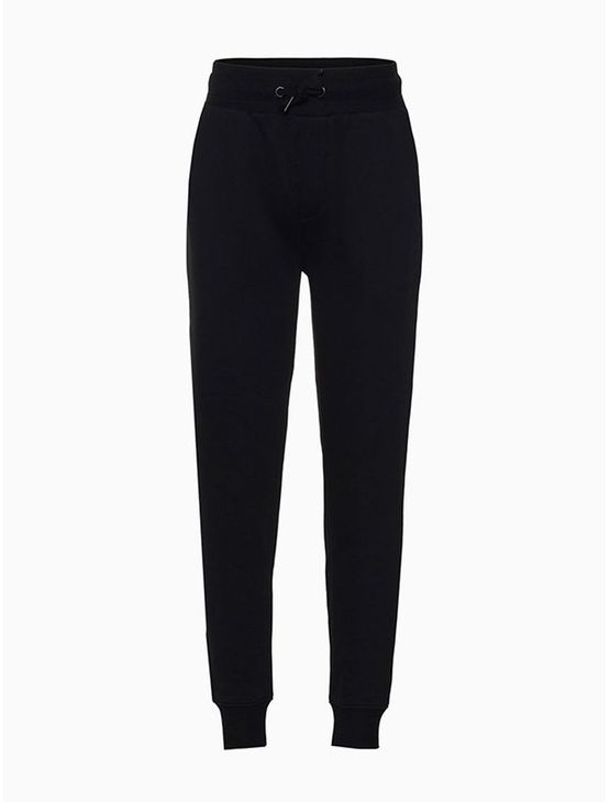 Calça Menino Moletom Bordado Calvin Klein Jeans - Preto Calça Menino Moletom Bordado Calvin Klein Jeans Preto 8
