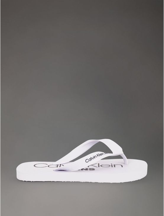 Chinelo Calvin Klein Jeans Menino - Branco Chinelo Calvin Klein Jeans Menino Branco 33/34